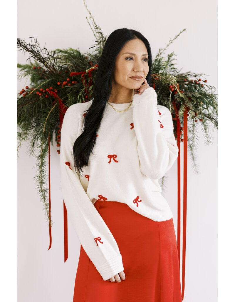 Z Supply Tie Ribbon Sweater