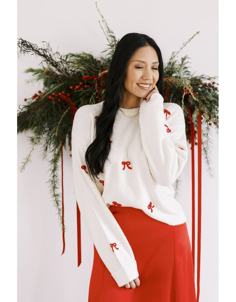 Z Supply Tie Ribbon Sweater