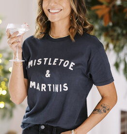 Z Supply Mistletoe Boyfriend Tee