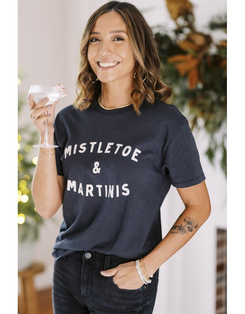 Z Supply Mistletoe Boyfriend Tee