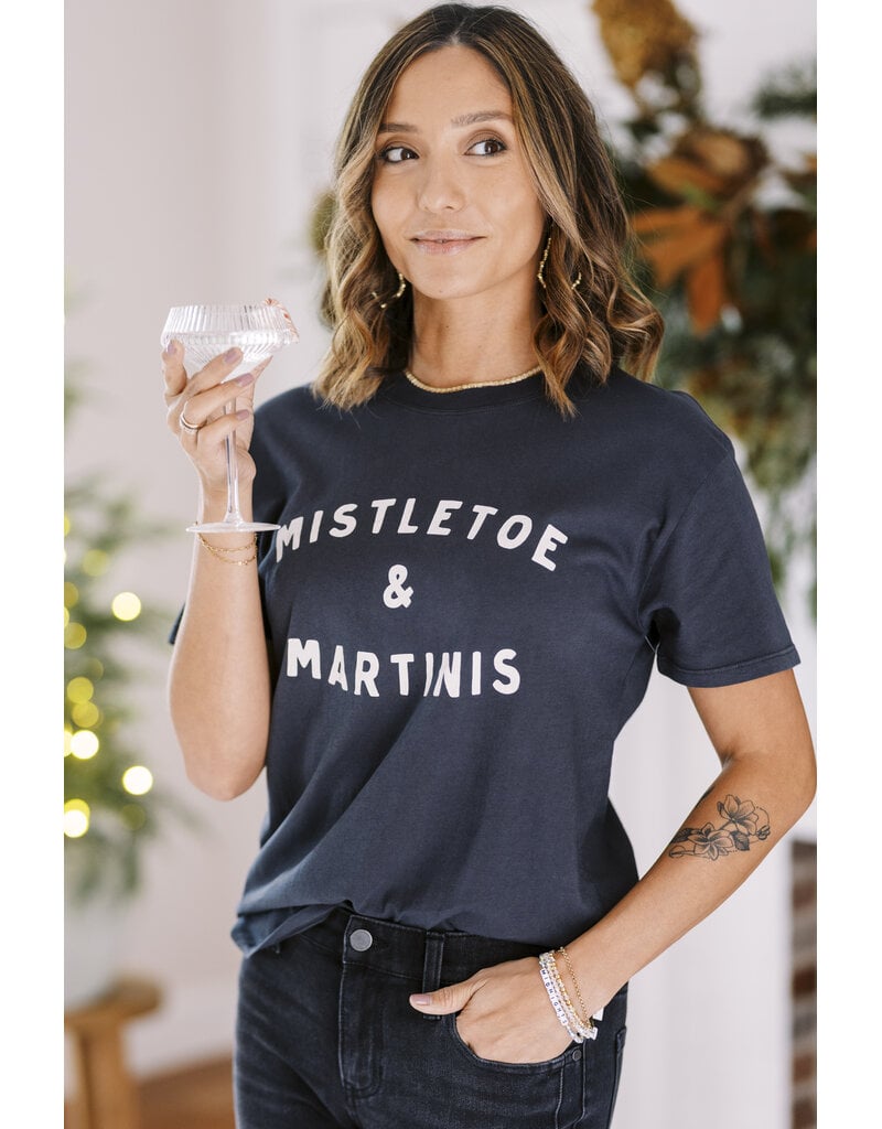 Z Supply Mistletoe Boyfriend Tee