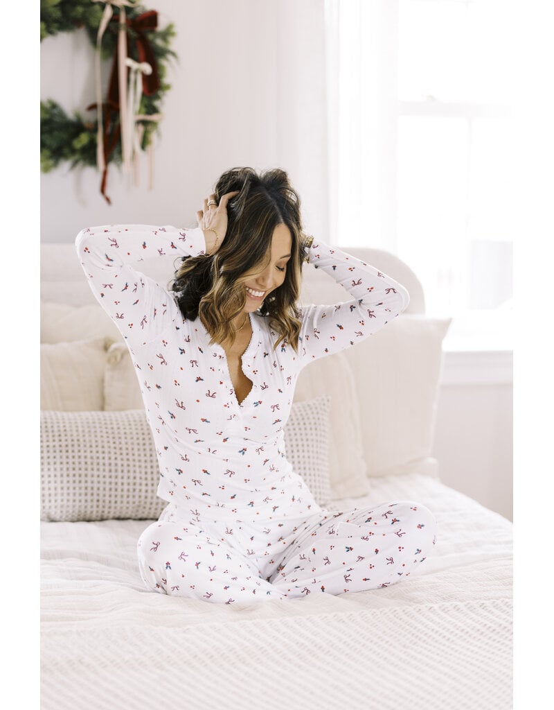 Z Lounge Holly Pointelle Long Sleeve Top