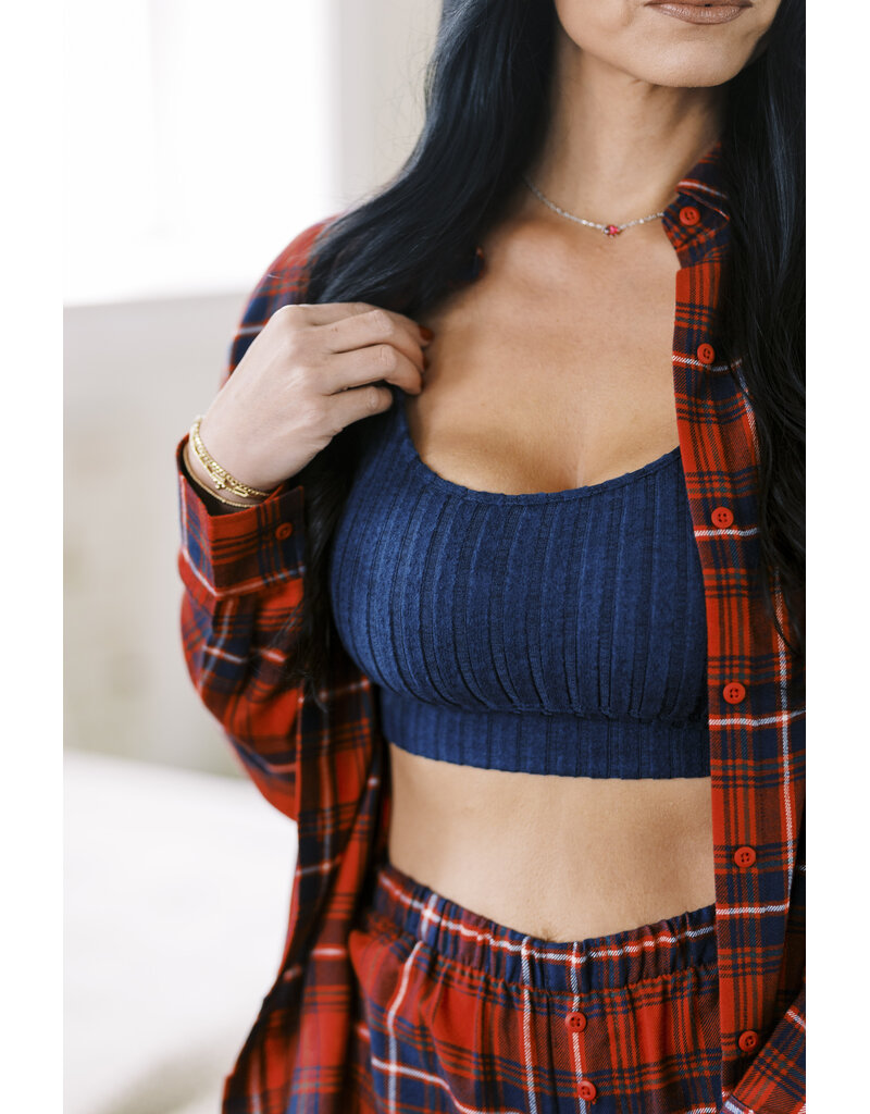 Z Lounge Zoe Rib Tank Bra