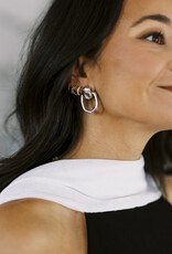 Kendra Scott Kai Open Frame Earring Rhodium