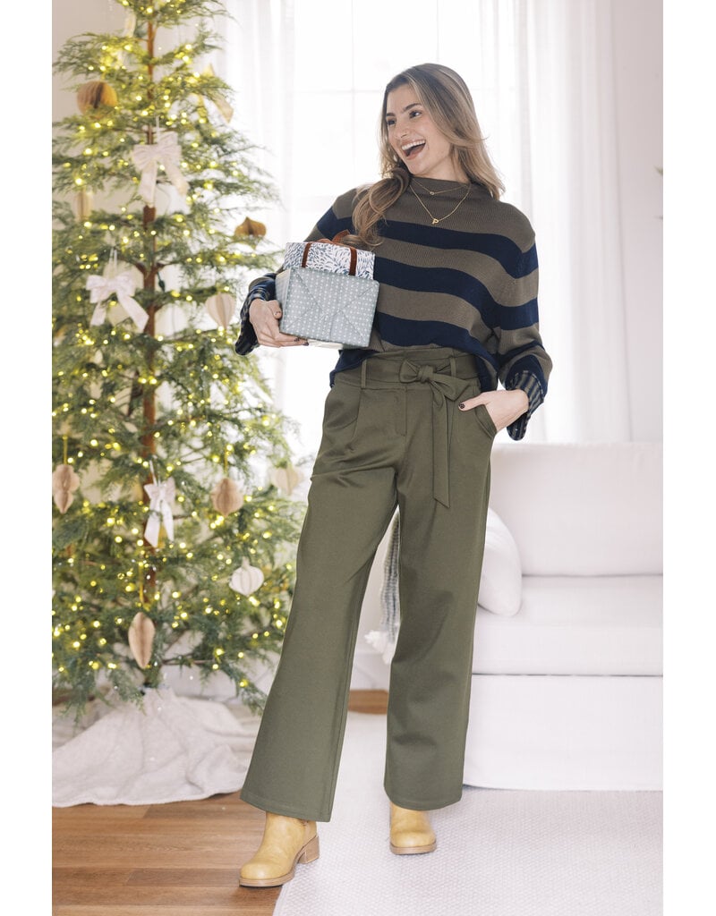 miou muse The Evelyn Striped Sweater