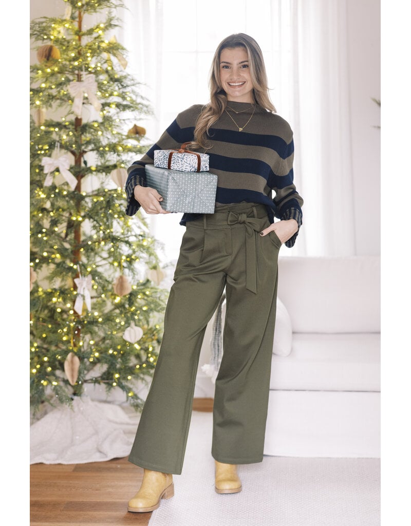 miou muse The Evelyn Striped Sweater