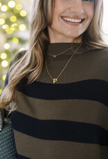 Kendra Scott Mini Elisa Satellite Short Necklace Vintage Gold Blue Lapis