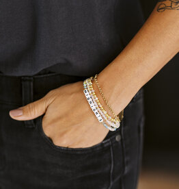 Little Words Project Golden Hour Base Bracelet for Charms (medium/large)