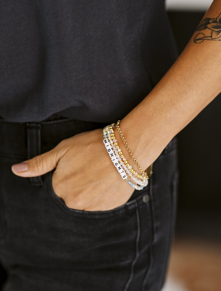 Little Words Project Golden Hour Base Bracelet for Charms (medium/large)