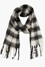 dipped shop Black & Taupe Contrast Scarf