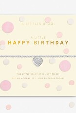 A Littles & Co. Confetti A Little Happy Birthday Silver Plated Bracelet