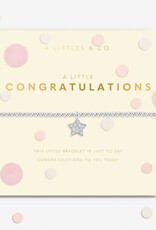 A Littles & Co. Confetti A Little Congrats Silver Plated Bracelet