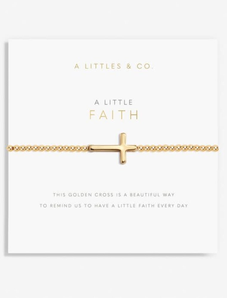 A Littles & Co. A little Faith Bracelet Gold
