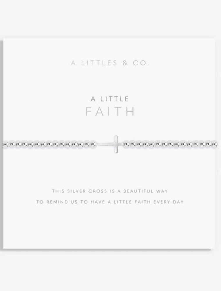 A Littles & Co. A little Faith Bracelet Silver