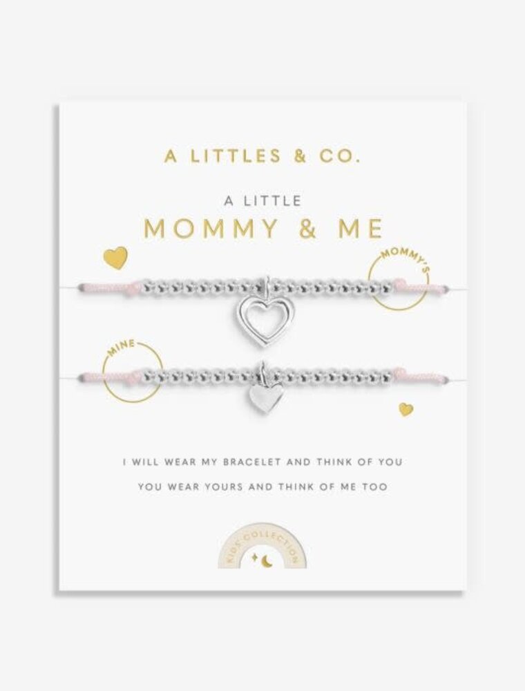 A Littles & Co. Duo A Little Mommy and Me Bracelet Silver Plated