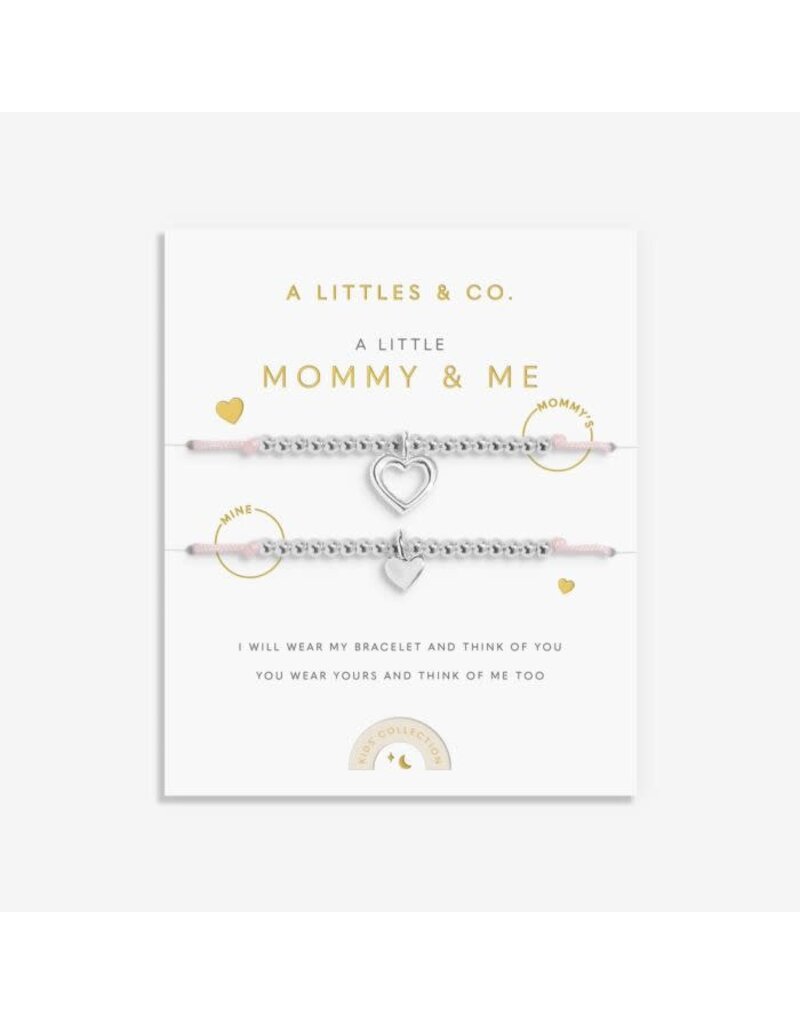 A Littles & Co. Duo A Little Mommy and Me Bracelet Silver Plated
