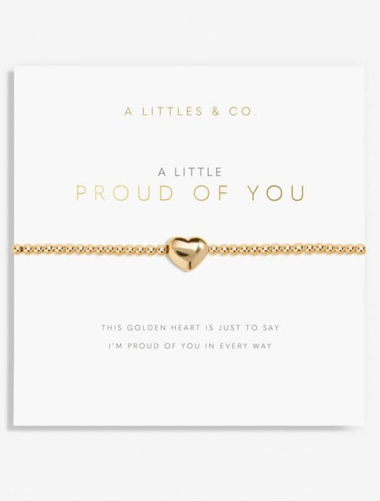 A Littles & Co. A Little Proud of You Bracelet Gold