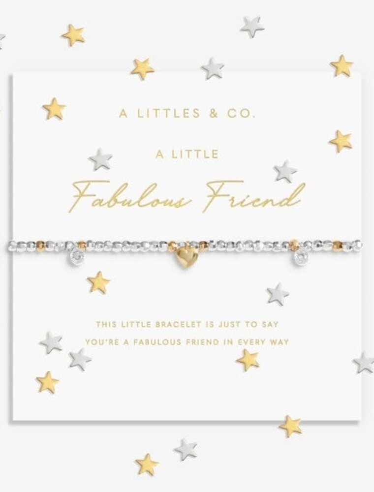 A Littles & Co. Sparkle Confetti A Little Fabulous Friend Silver & Gold