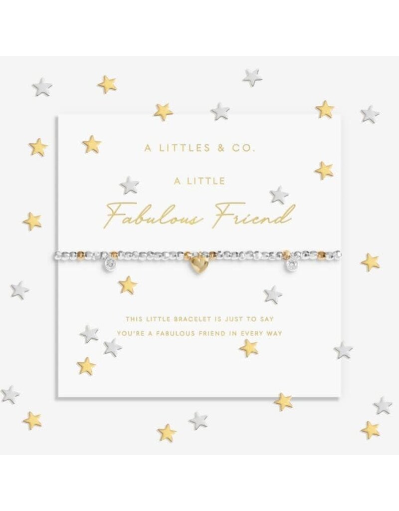 A Littles & Co. Sparkle Confetti A Little Fabulous Friend Silver & Gold