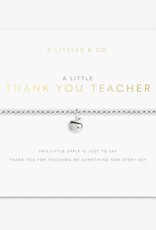 A Littles & Co. A little Thank you Teacher Silver Bracelet