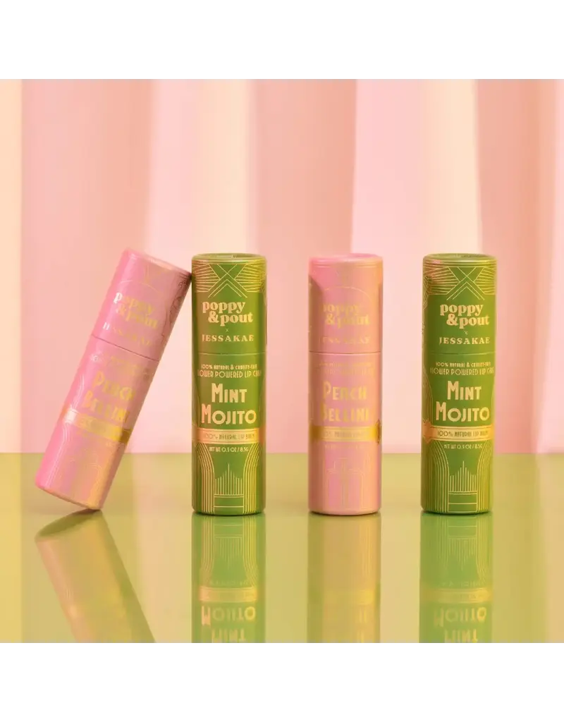 Poppy & Pout Limited Edition Lip Balm Oz Collection Mint Mojito