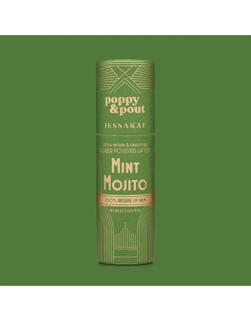Poppy & Pout Limited Edition Lip Balm Oz Collection Mint Mojito