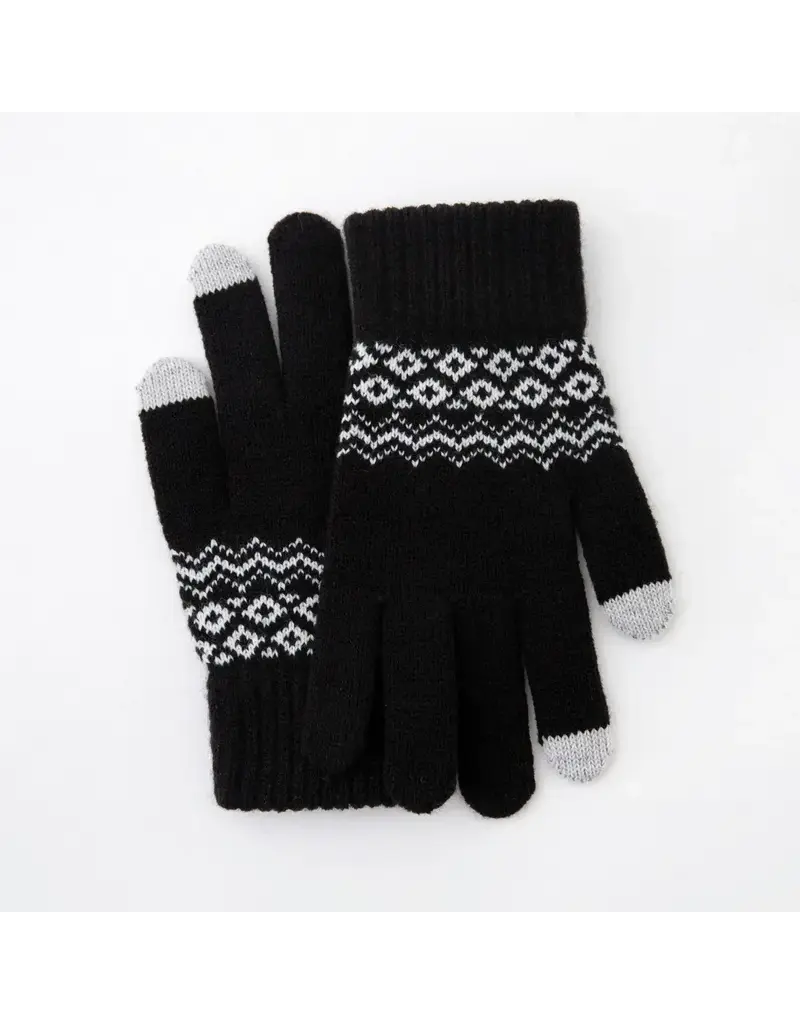 ninexis Winter Warm Knit Touchscreen Gloves (black)