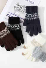 ninexis Winter Warm Knit Touchscreen Gloves (black)