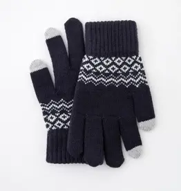 ninexis Winter Warm Knit Touchscreen Gloves (navy)
