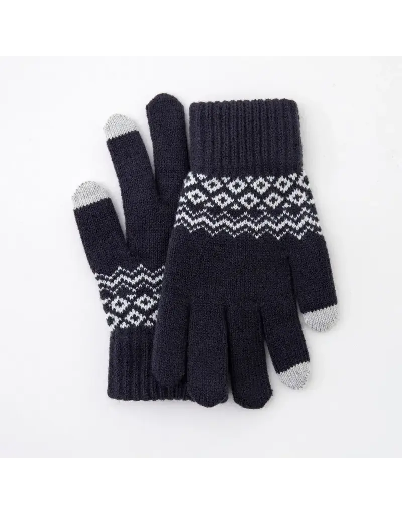 ninexis Winter Warm Knit Touchscreen Gloves (navy)