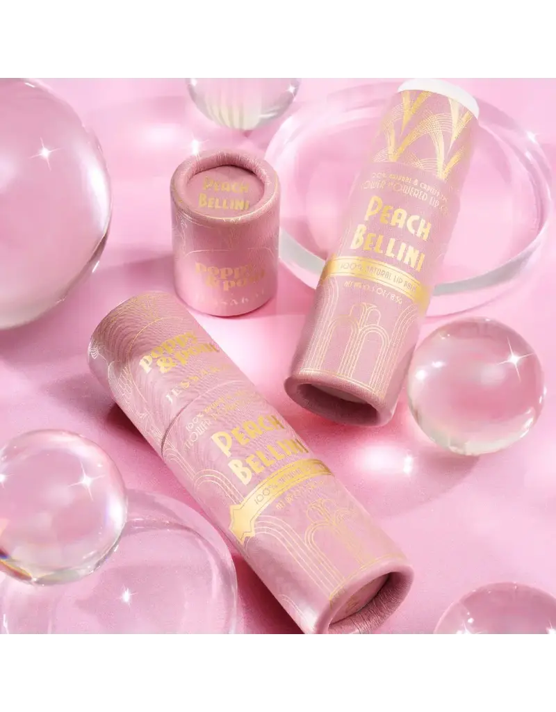 Poppy & Pout Limited Edition Lip Balm Oz Edition Peach Billini