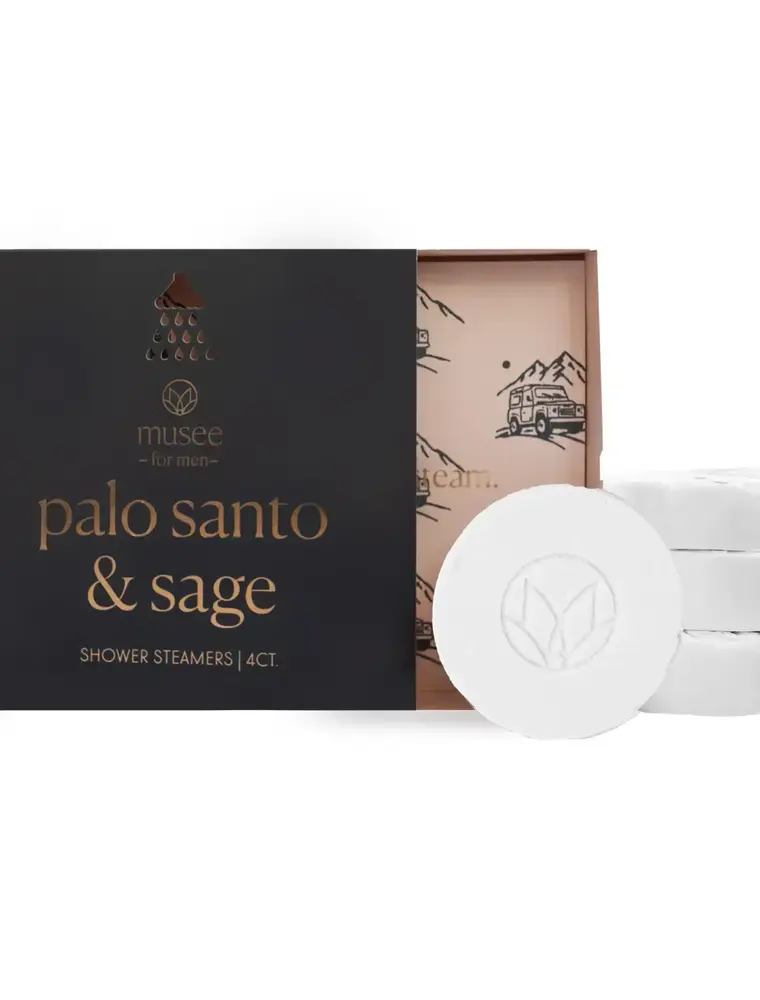 Musee Wholesale Palo Santo & Sage Shower Steamers
