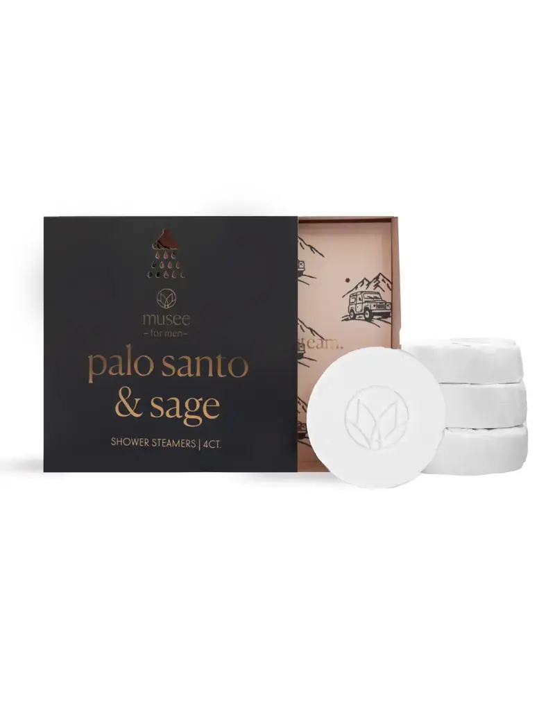 Musee Wholesale Palo Santo & Sage Shower Steamers