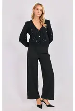 Sadie & Sage Jewel Box Pearl Embellished Cardi