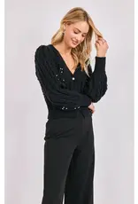 Sadie & Sage Jewel Box Pearl Embellished Cardi