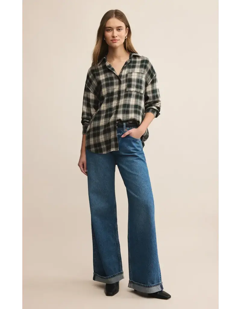 Z Supply River Plaid Button Up