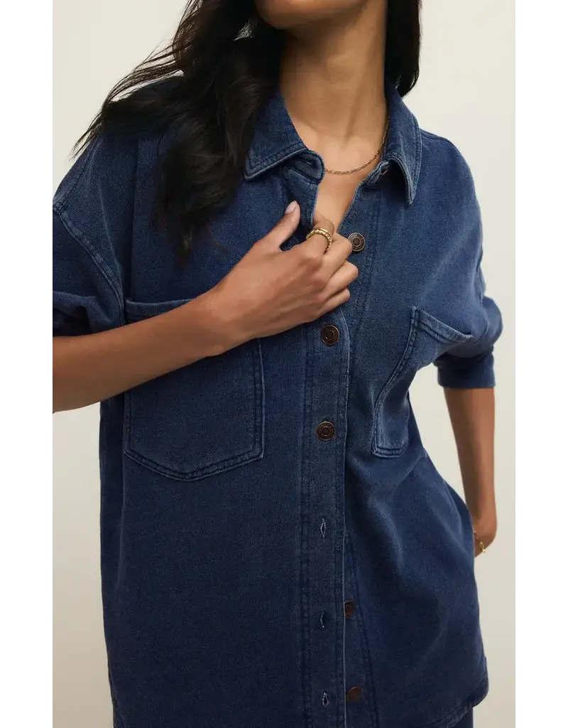 Z Supply All Day Knit Denim Jacket