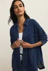 Z Supply All Day Knit Denim Jacket