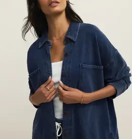 Z Supply All Day Knit Denim Jacket