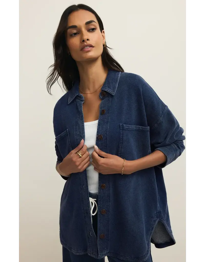 Z Supply All Day Knit Denim Jacket