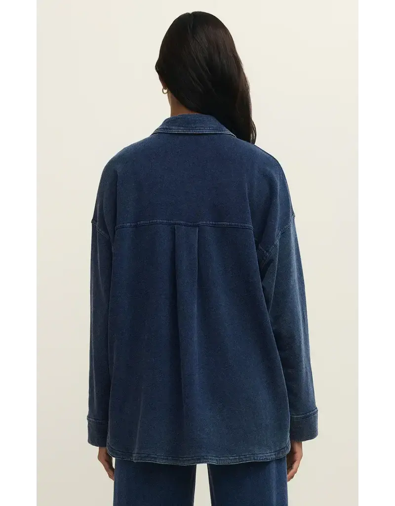 Z Supply All Day Knit Denim Jacket