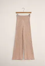 Z Lounge Dawn Smocked Rib Pant