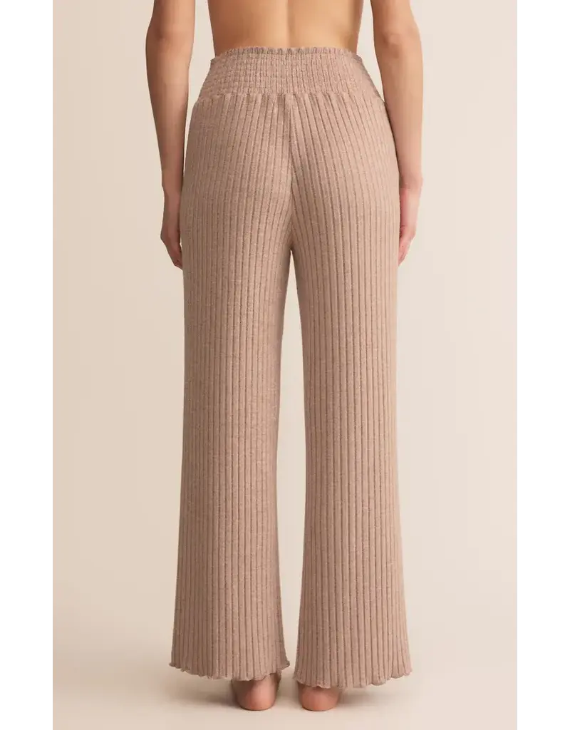 Z Lounge Dawn Smocked Rib Pant