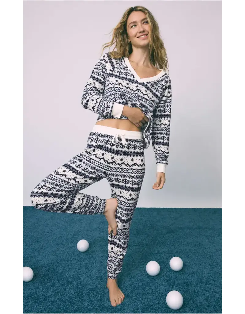 Z Lounge Twilight Fairisle Jogger