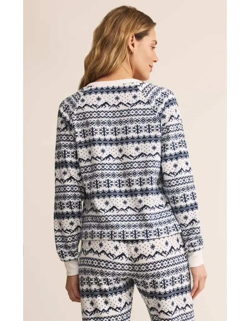 Z Lounge Slopes Fairisle Longsleeve Top