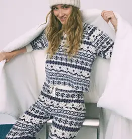 Z Lounge Slopes Fairisle Longsleeve Top