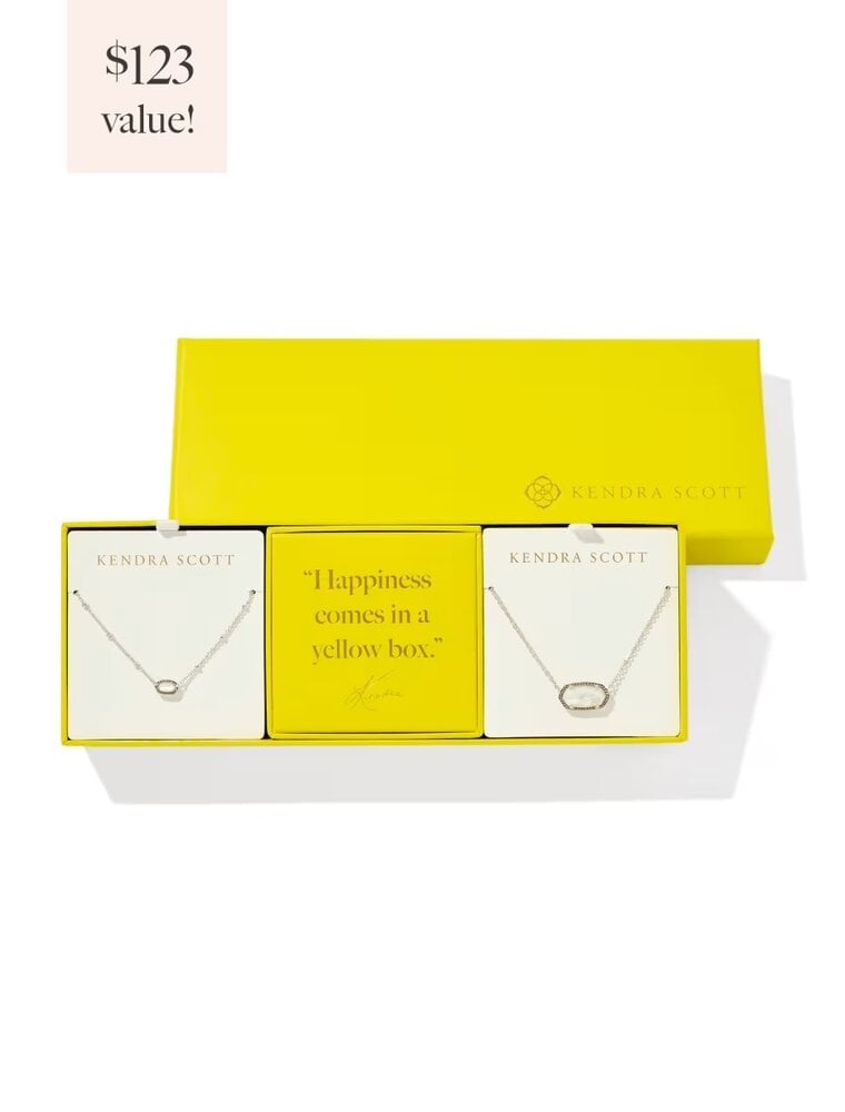 Kendra Scott Elisa Silver Gift Set of 2