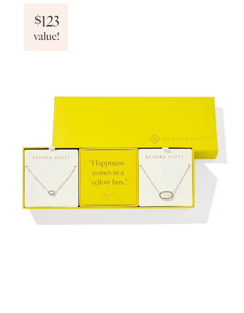 Kendra Scott Elisa Silver Gift Set of 2