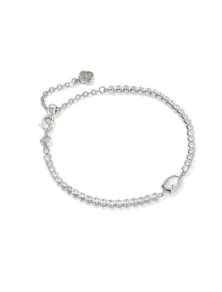 Kendra Scott Emilie Tennis Bracelet in Rhodium