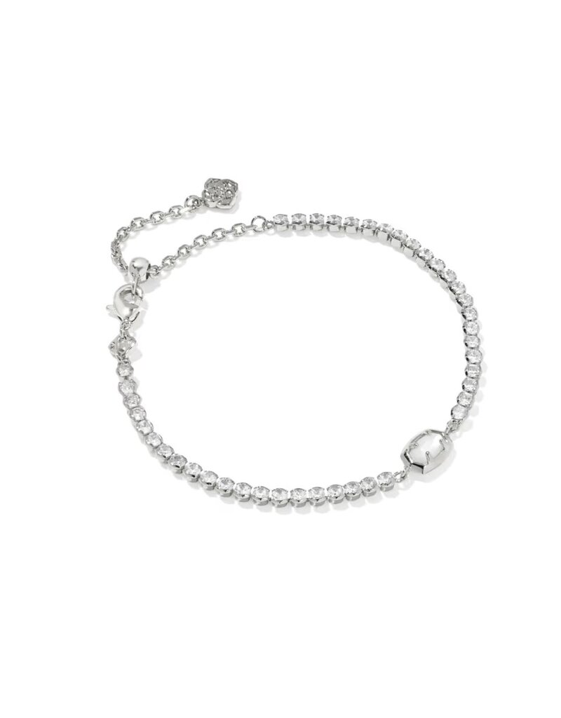 Kendra Scott Emilie Tennis Bracelet in Rhodium